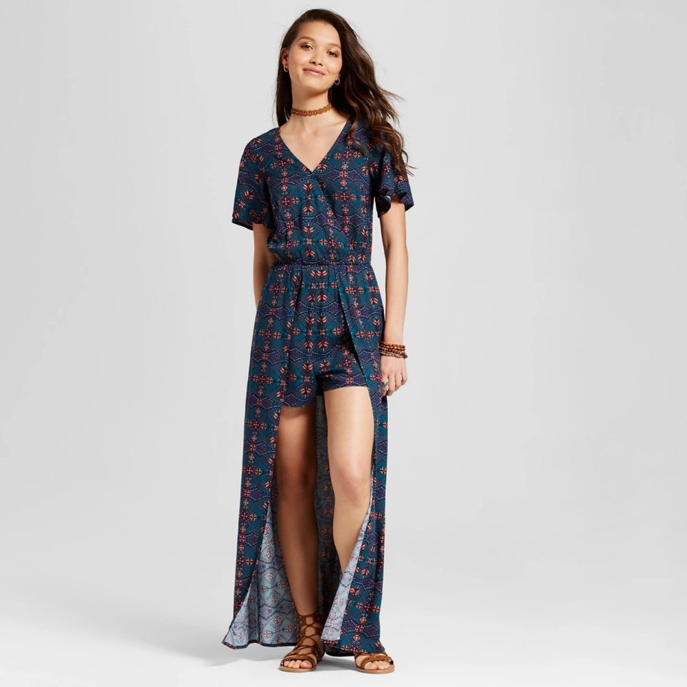 Boho maxi romper